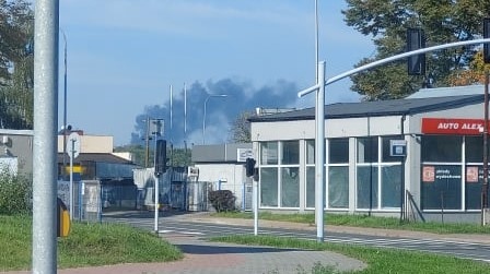 Pożar, Bytom Stolarzowice, ulica Suchogórska