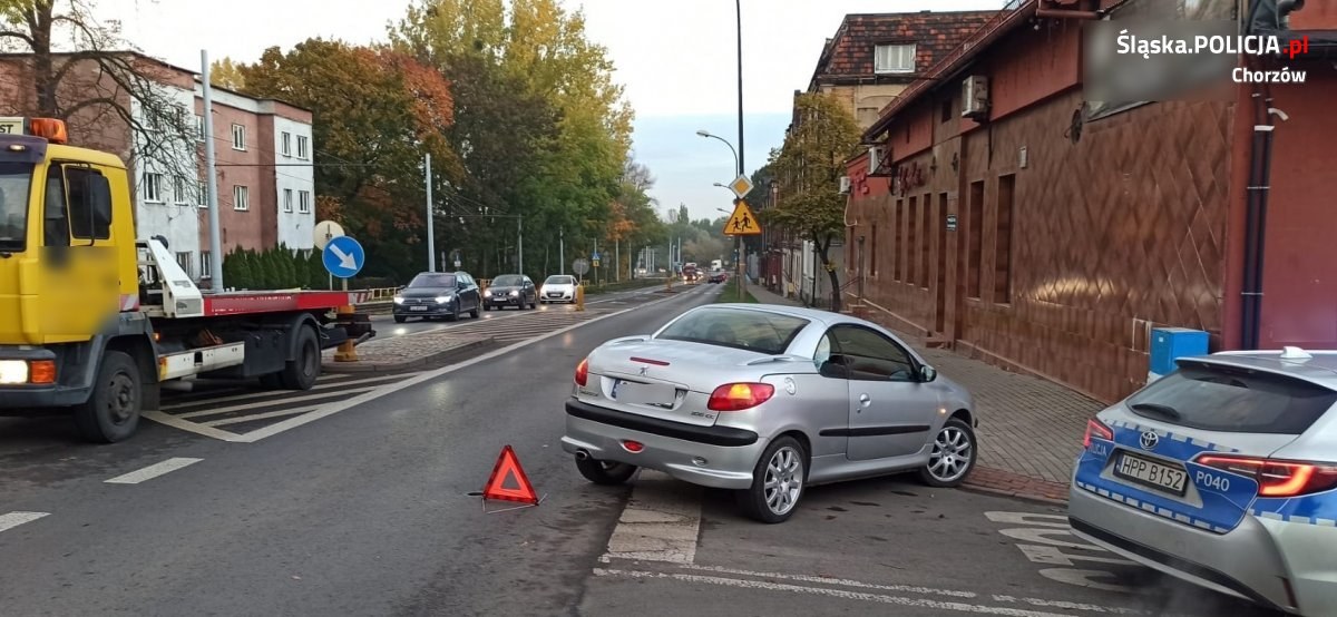 Samochód, którym uciekał 69-latek przed kontrolą