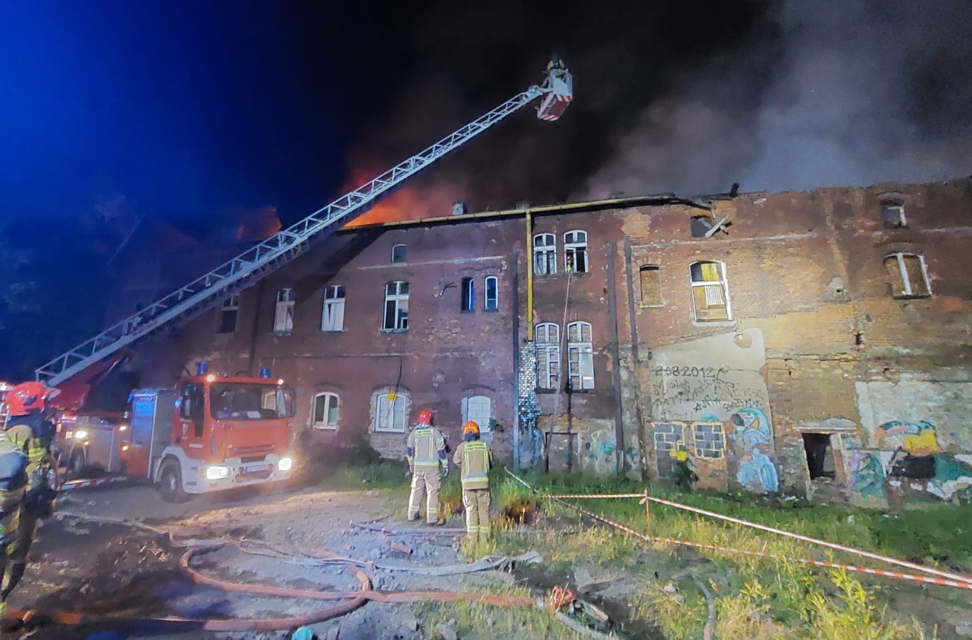 Bobrek kamienica pożar