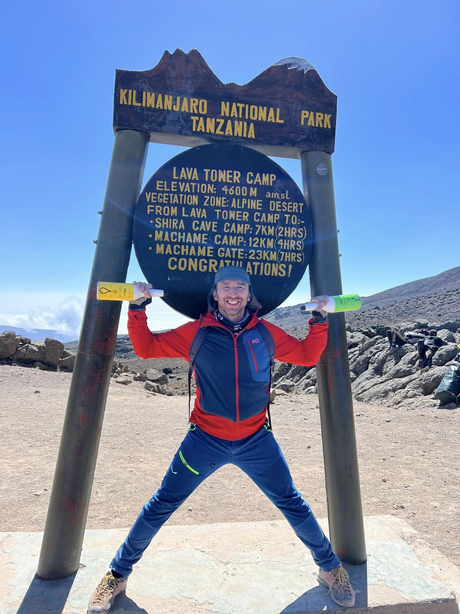 Bytomianin na wysokości 4600 m