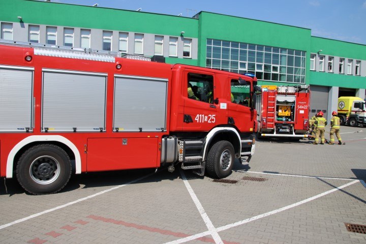 Ćwiczenia strażaków w CSRG 1