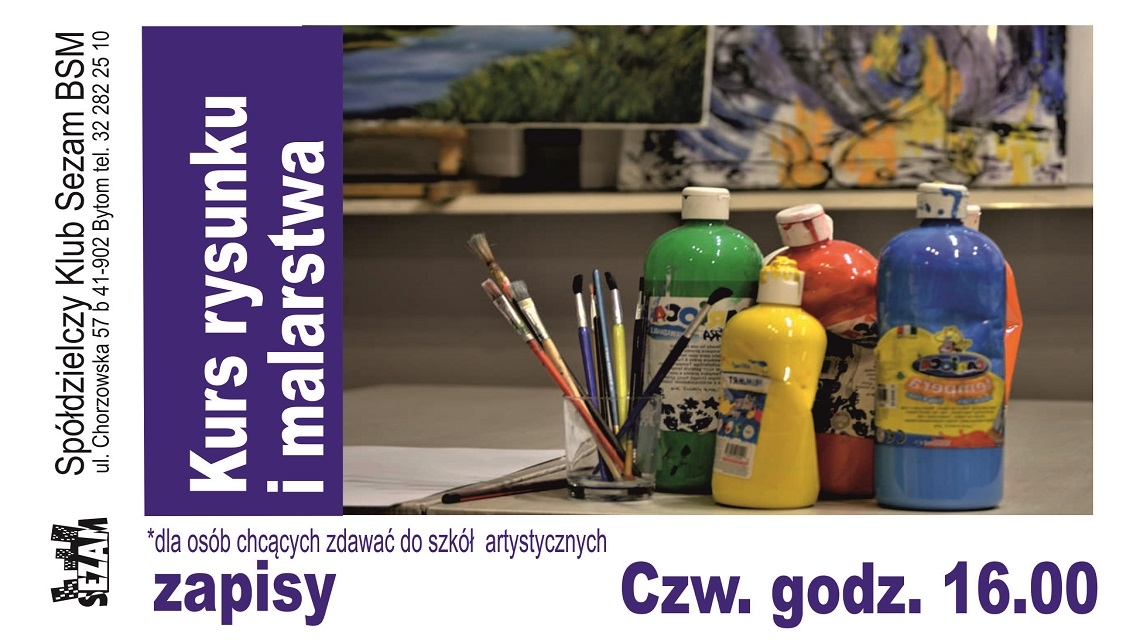 KURS RYSUNKU I MALARSTWA