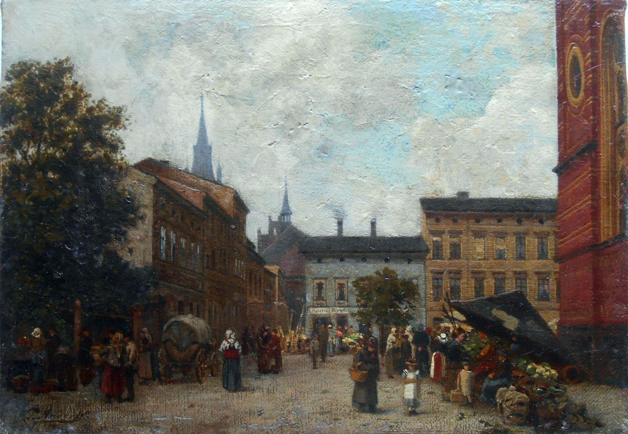 Paul Andorff Markt in Beuthen