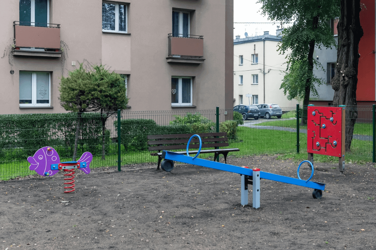 Plac zabaw przy ulicy Palińskiego w Bytomiu