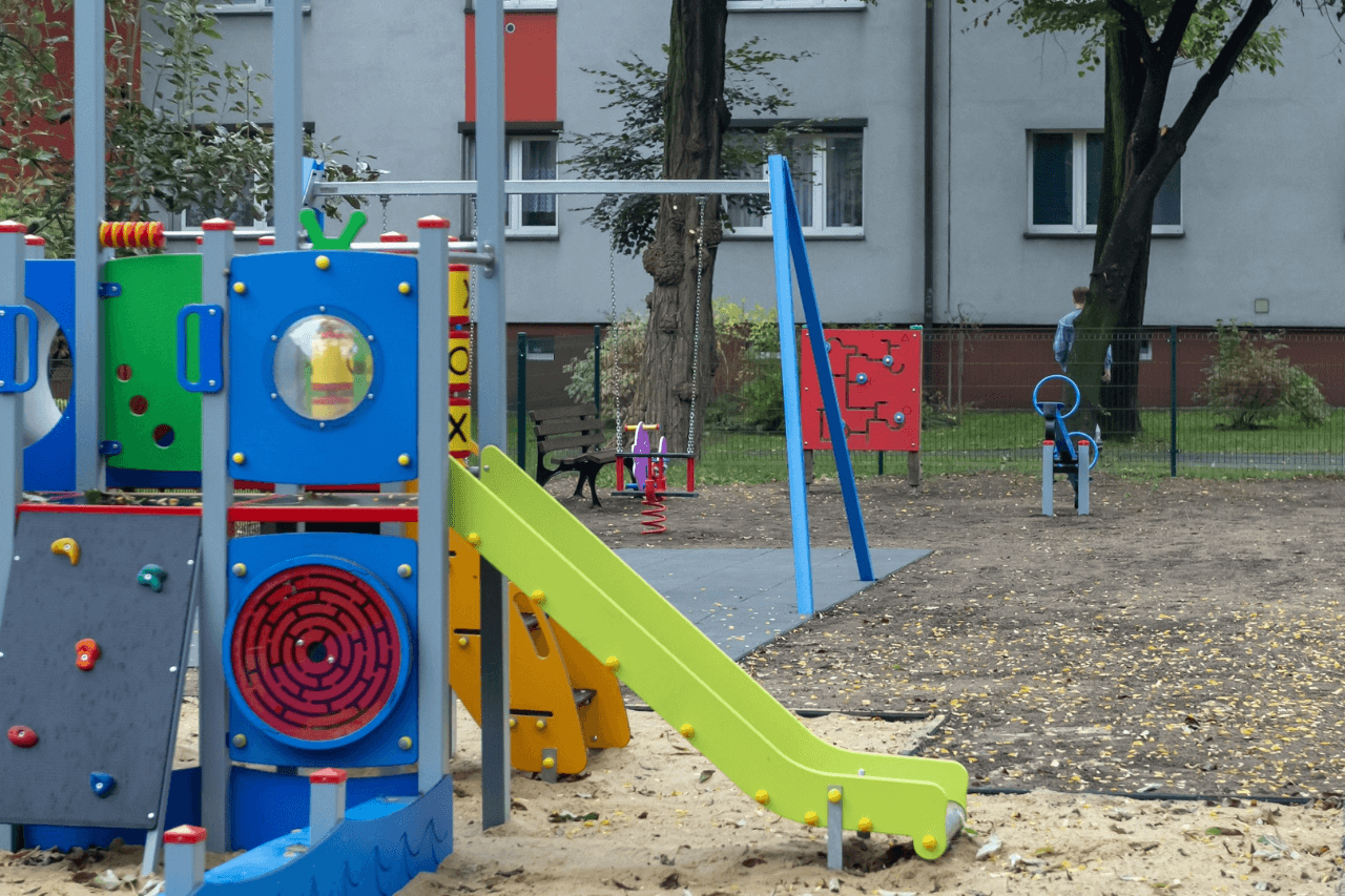 Plac zabaw przy ulicy Palińskiego w Bytomiu