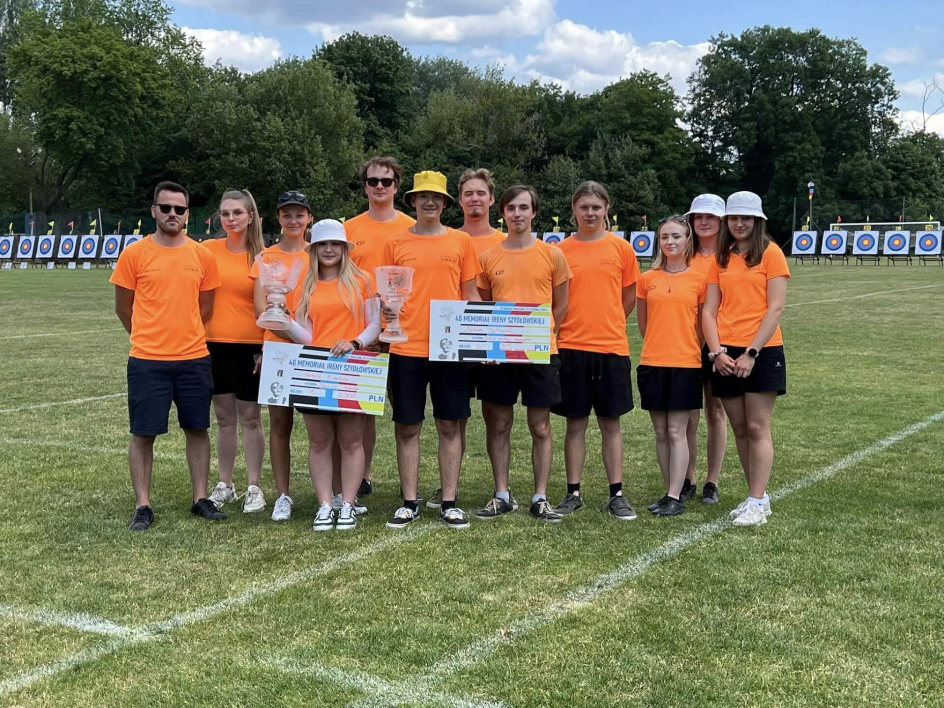 Podium reprezentantów MLKS Czarna Strzała Bytom