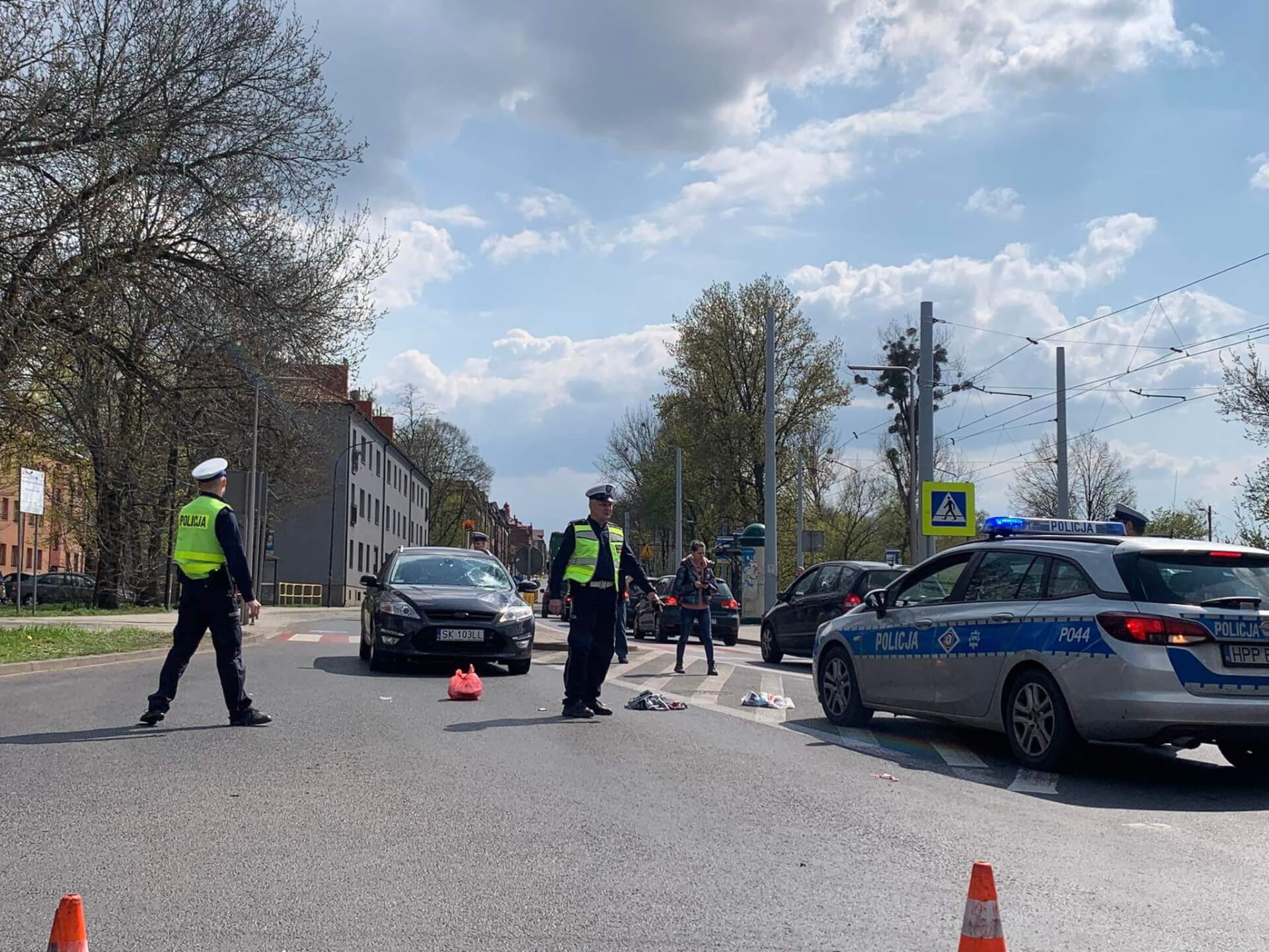 Potrącenie na przejściu