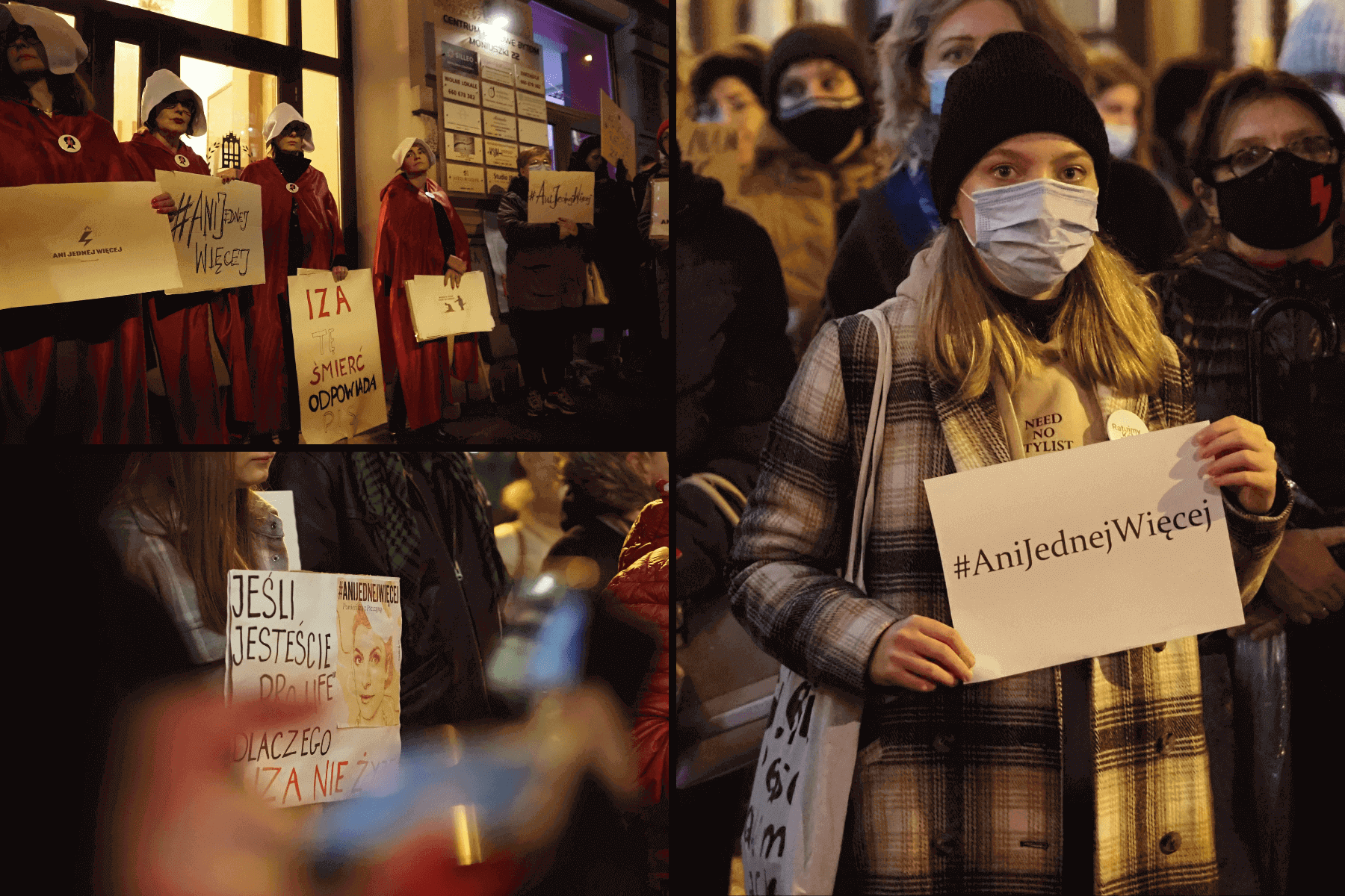 Protest pod biurem posła PiS w Bytomiu