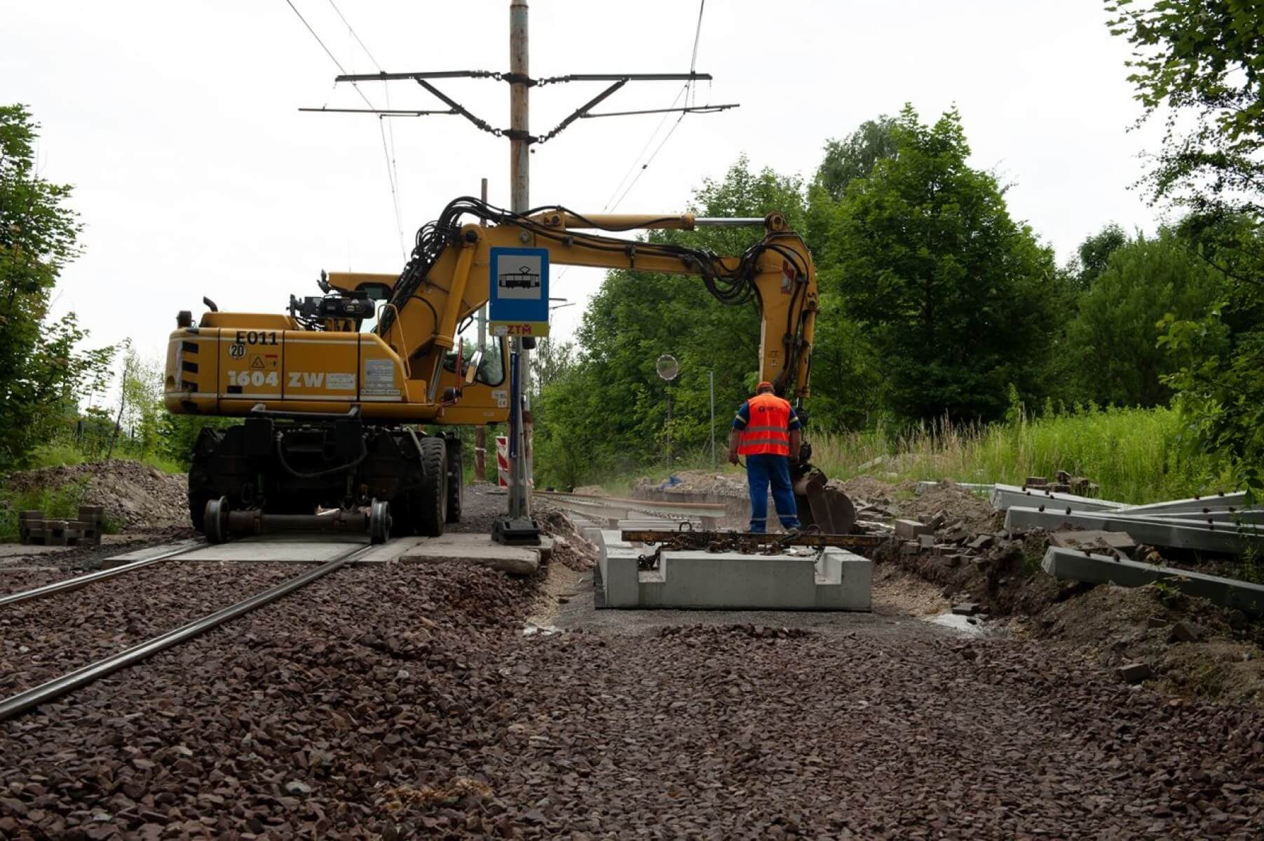 Przebudowa linii tramwajowej na Stroszek