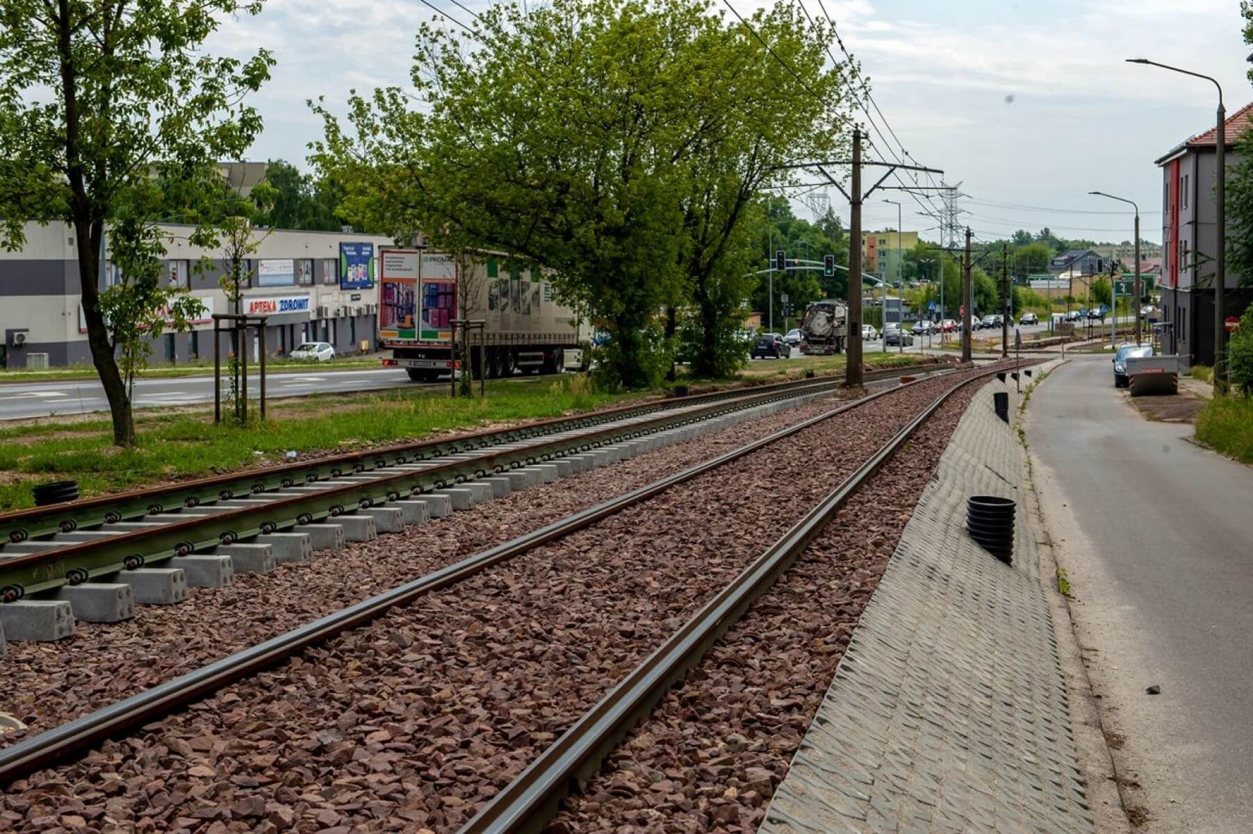 Przebudowa linii tramwajowej na Stroszek