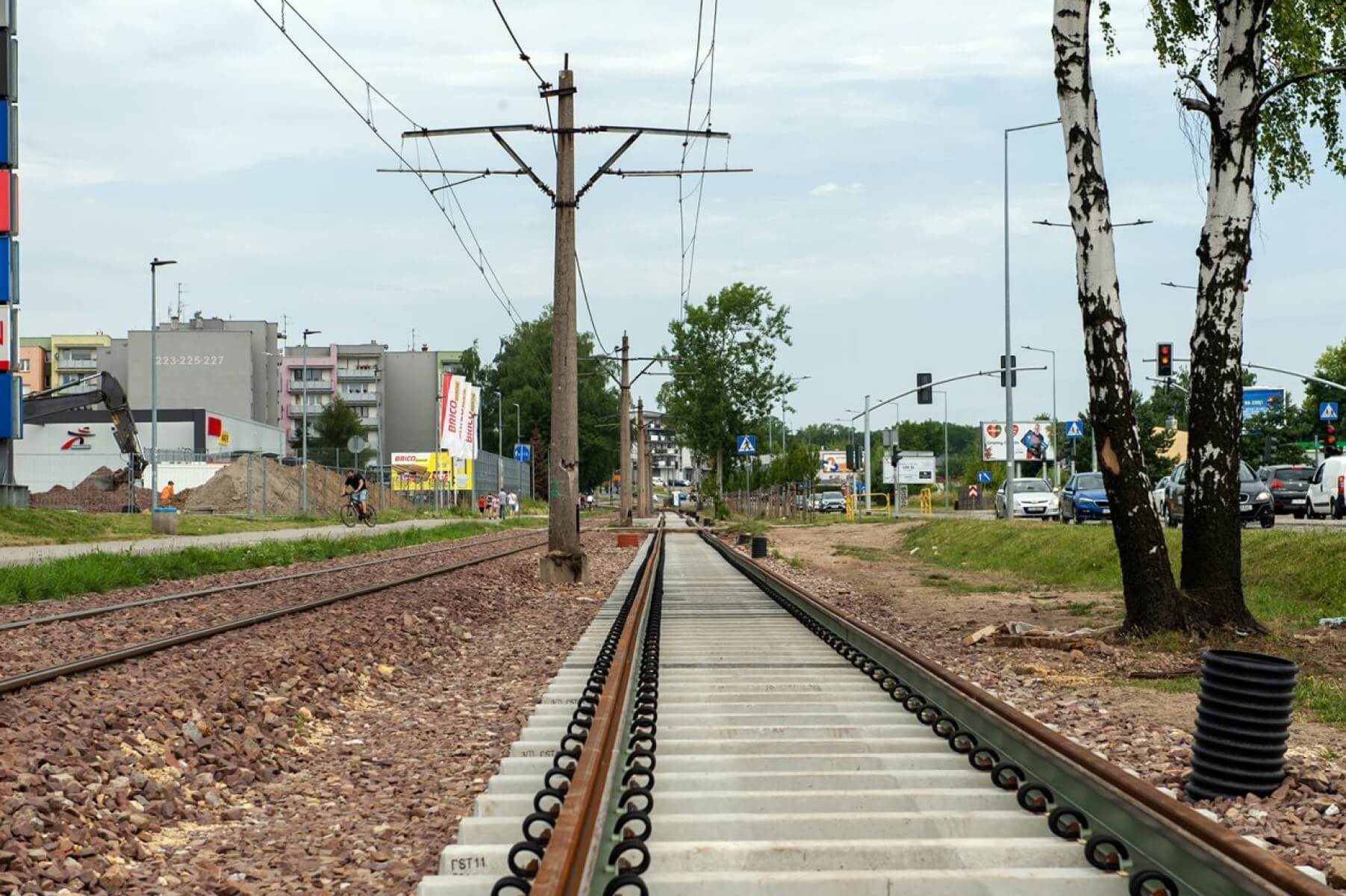 Przebudowa linii tramwajowej na Stroszek