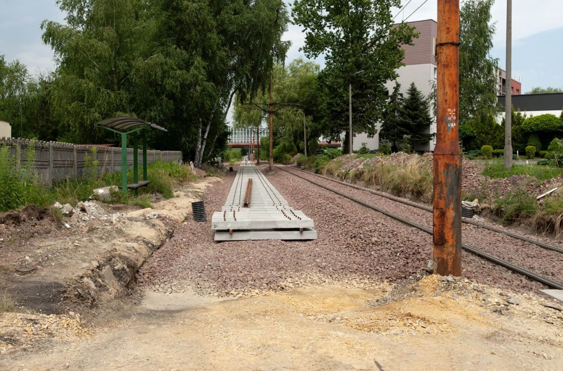 Przebudowa linii tramwajowej na Stroszek