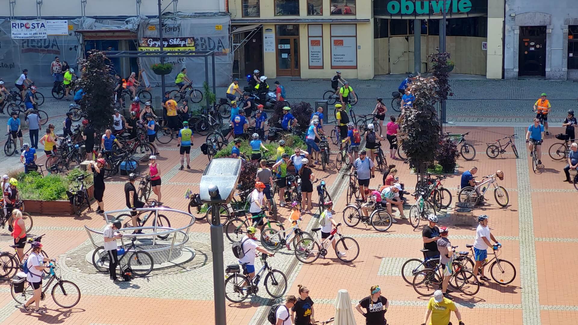 Rowerzyści Rynek Bytom 11