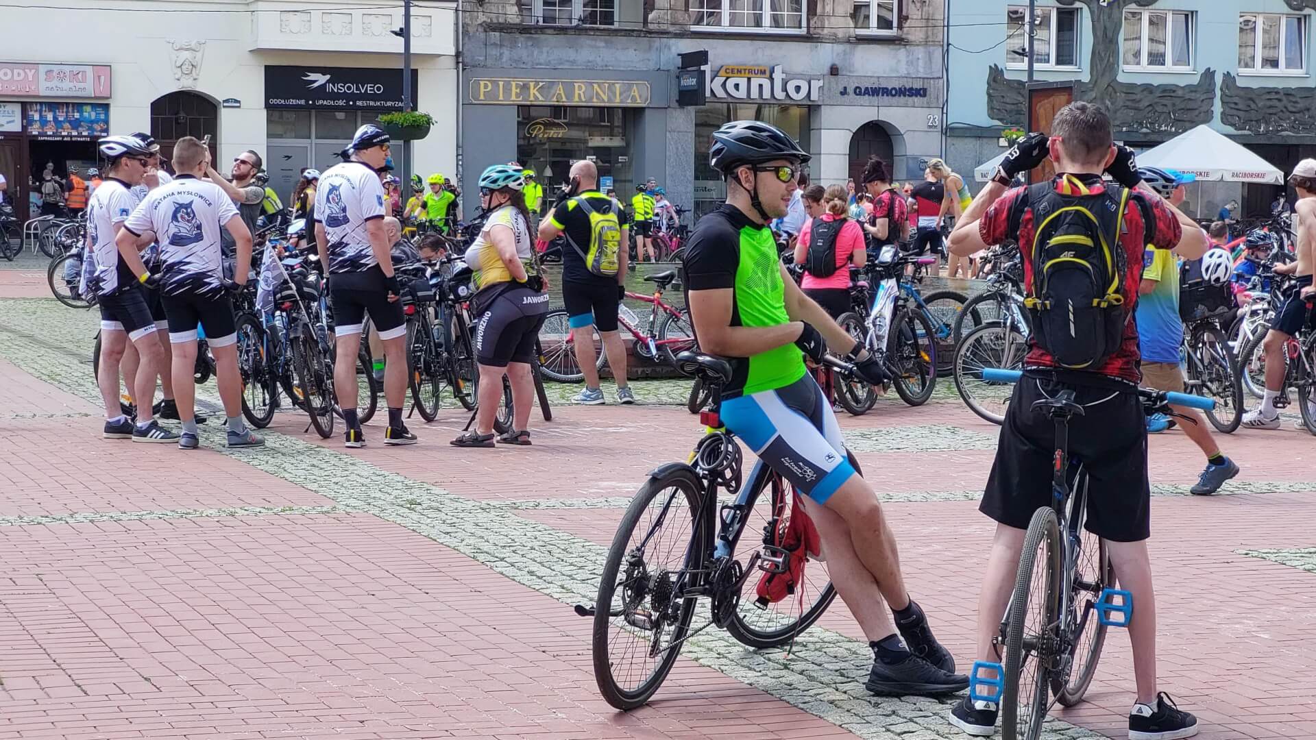 Rowerzyści Rynek Bytom 12