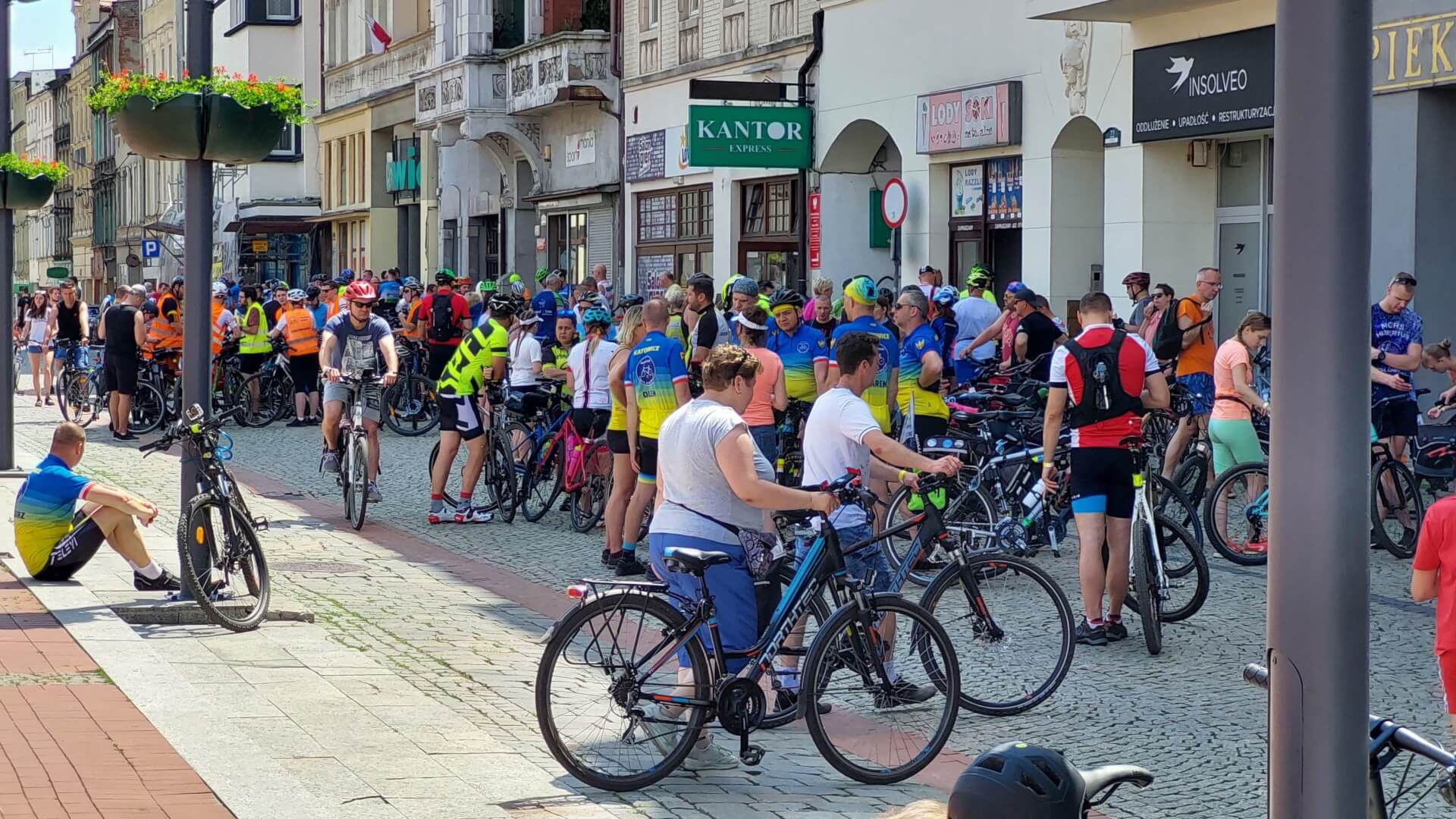 Rowerzyści Rynek Bytom 16