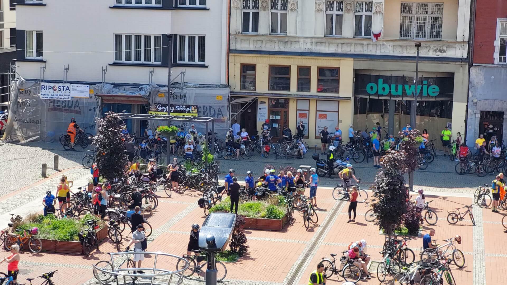 Rowerzyści Rynek Bytom 24