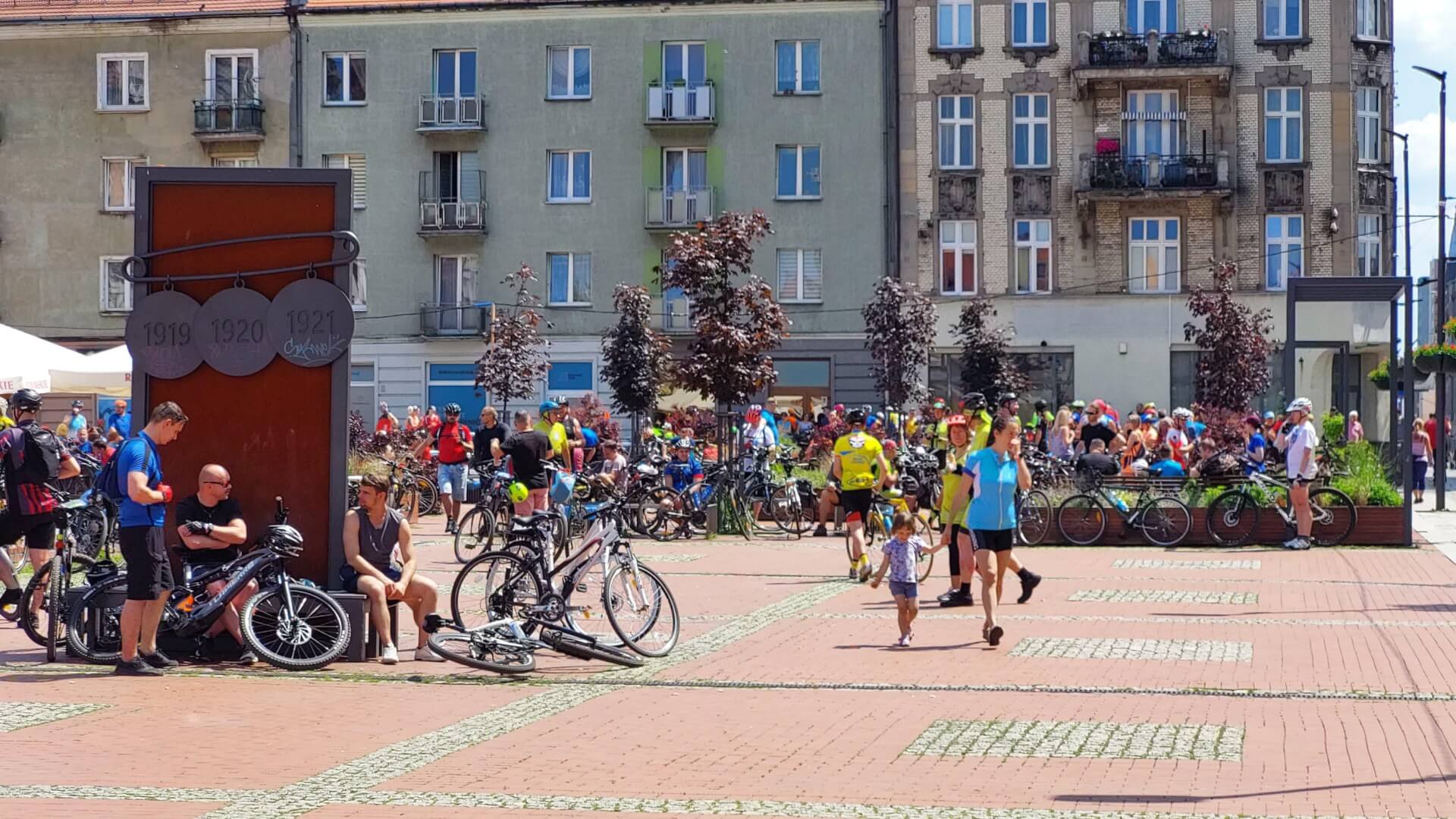 Rowerzyści Rynek Bytom