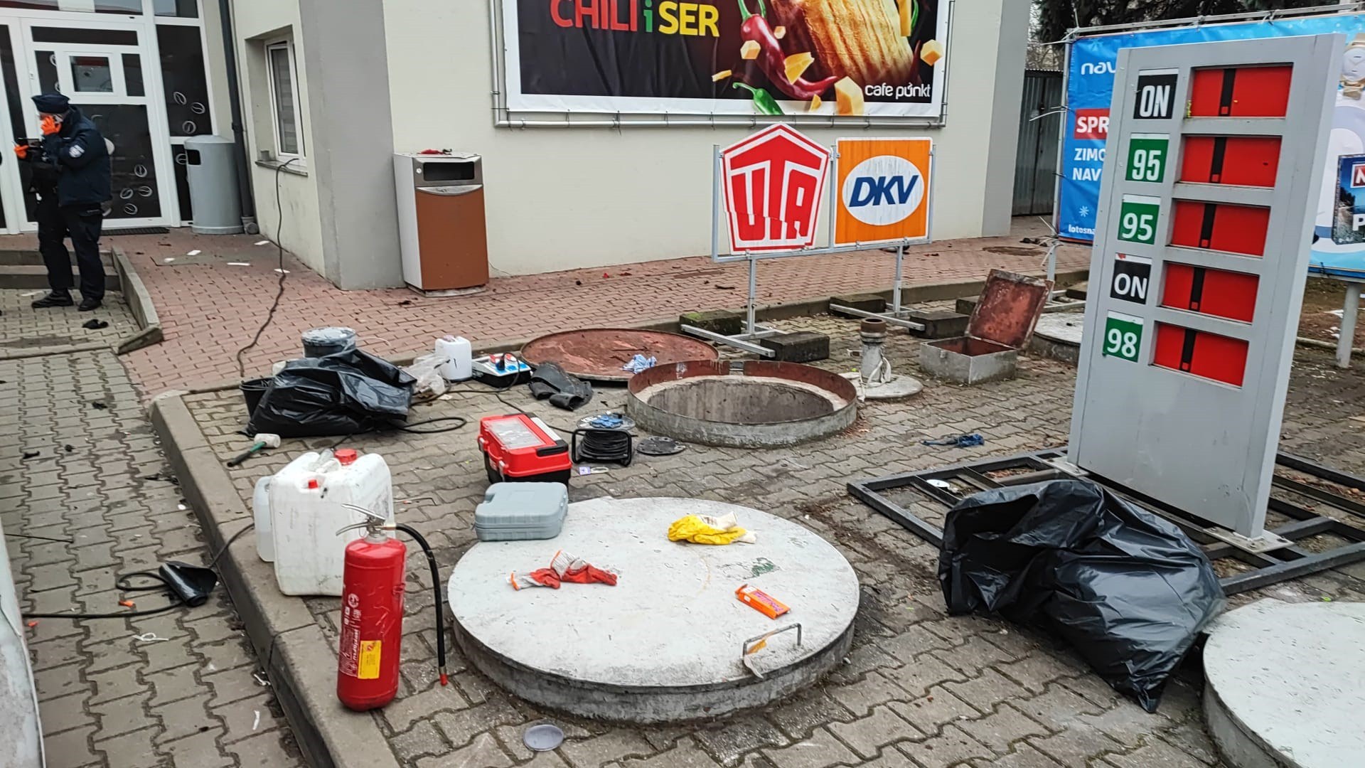 Wybuch na stacji benzynowej w Zgorzelcu