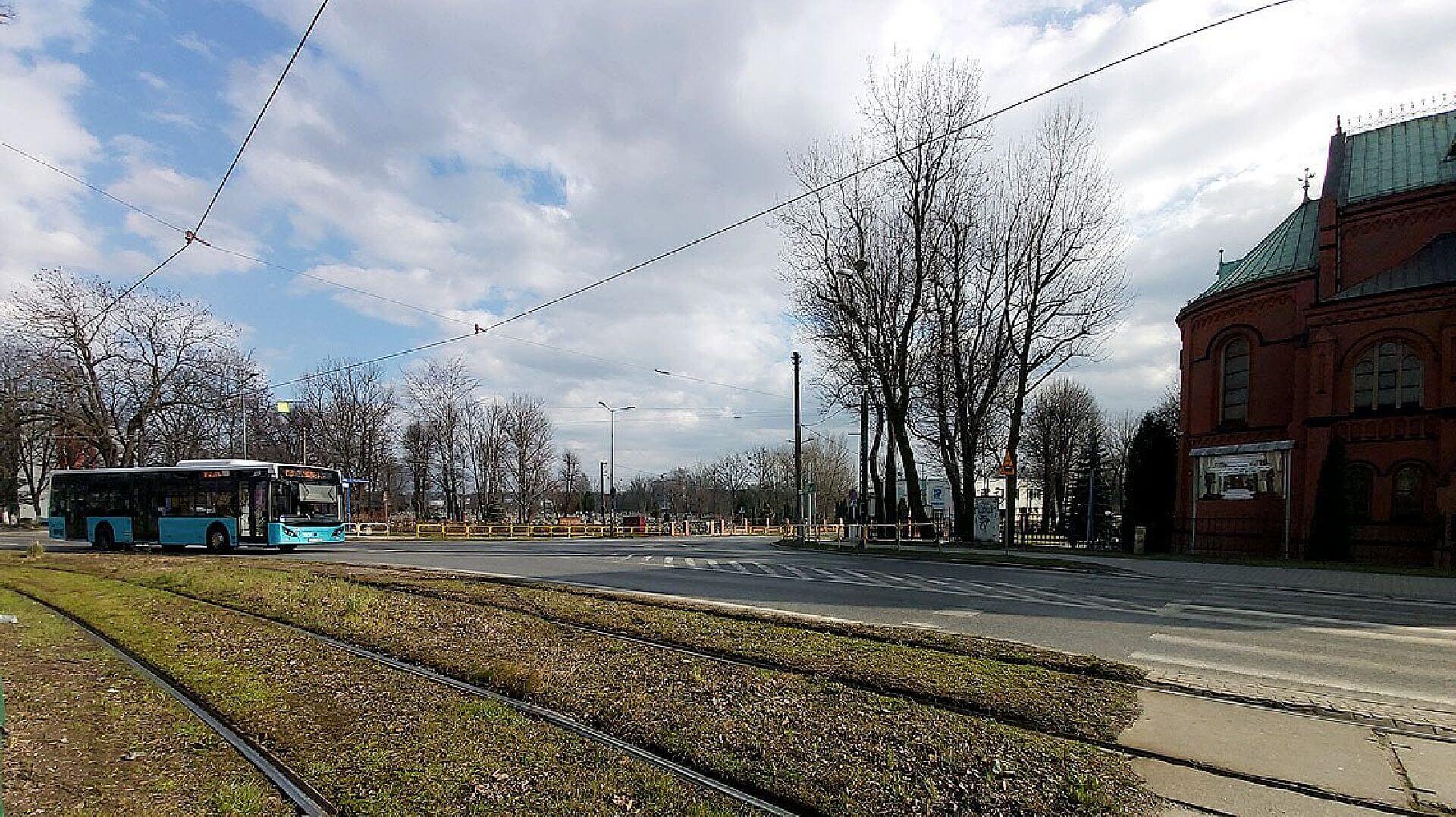 Byt skrzyzowanie w szombierkach przy kosciele Byt skrzyzowanie w szombierkach przy kosciele