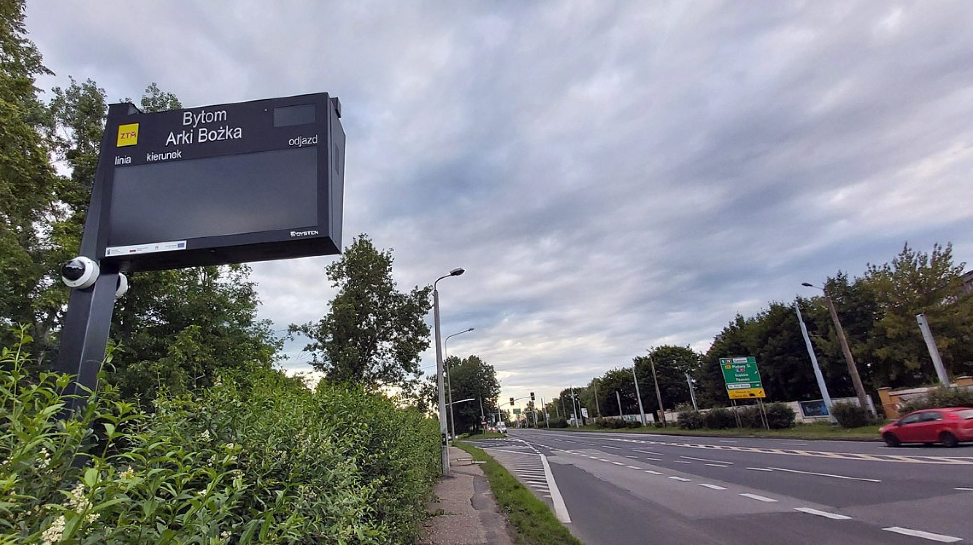 Byt tablica na przystanku Byt tablica na przystanku