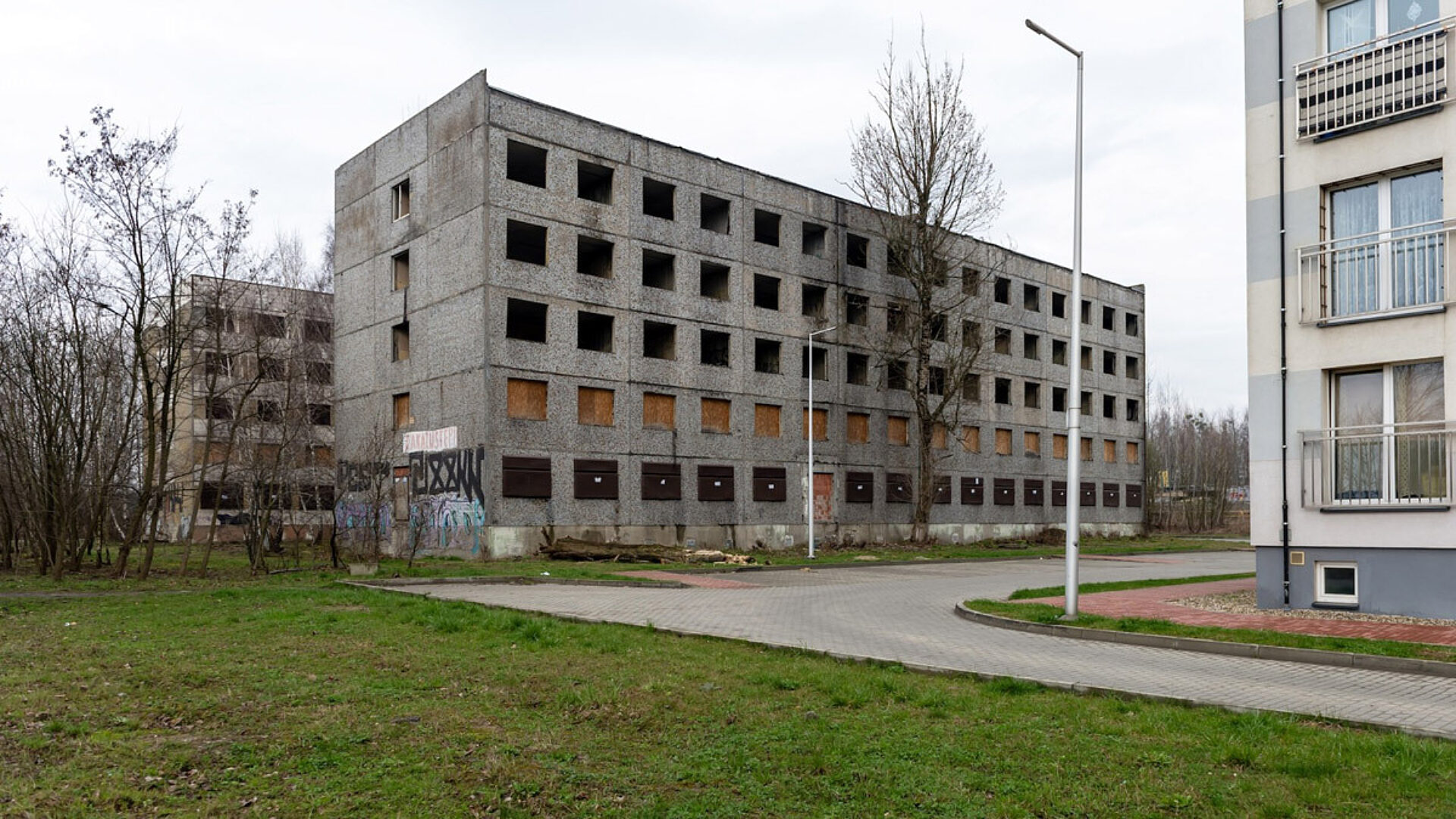 Dawne hotele robotnicze przy ul. Siemianowickiej Dawne hotele robotnicze przy ul. Siemianowickiej