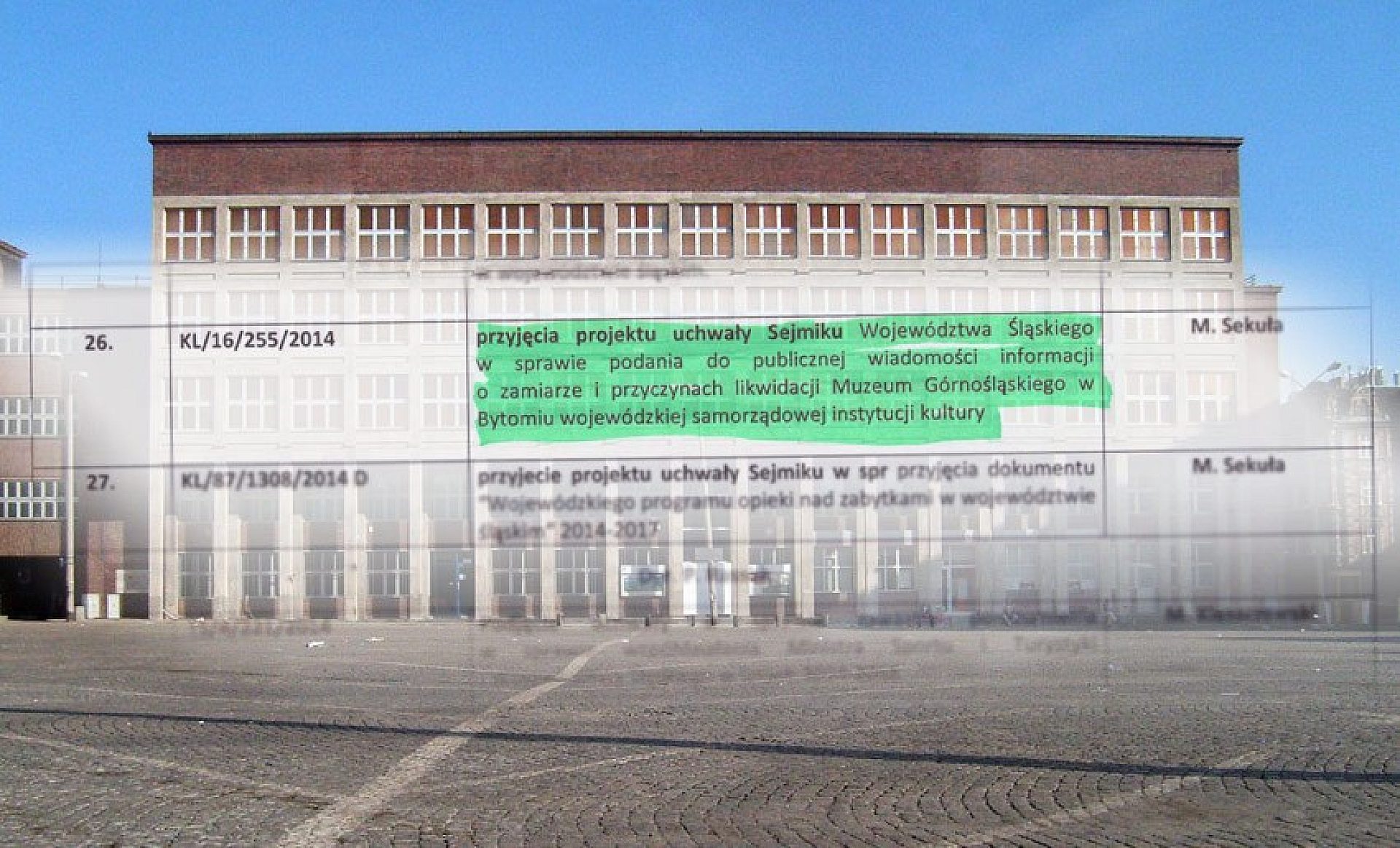 Bytomski5 muzeum likwidacja porzadek Bytomski5 muzeum likwidacja porzadek