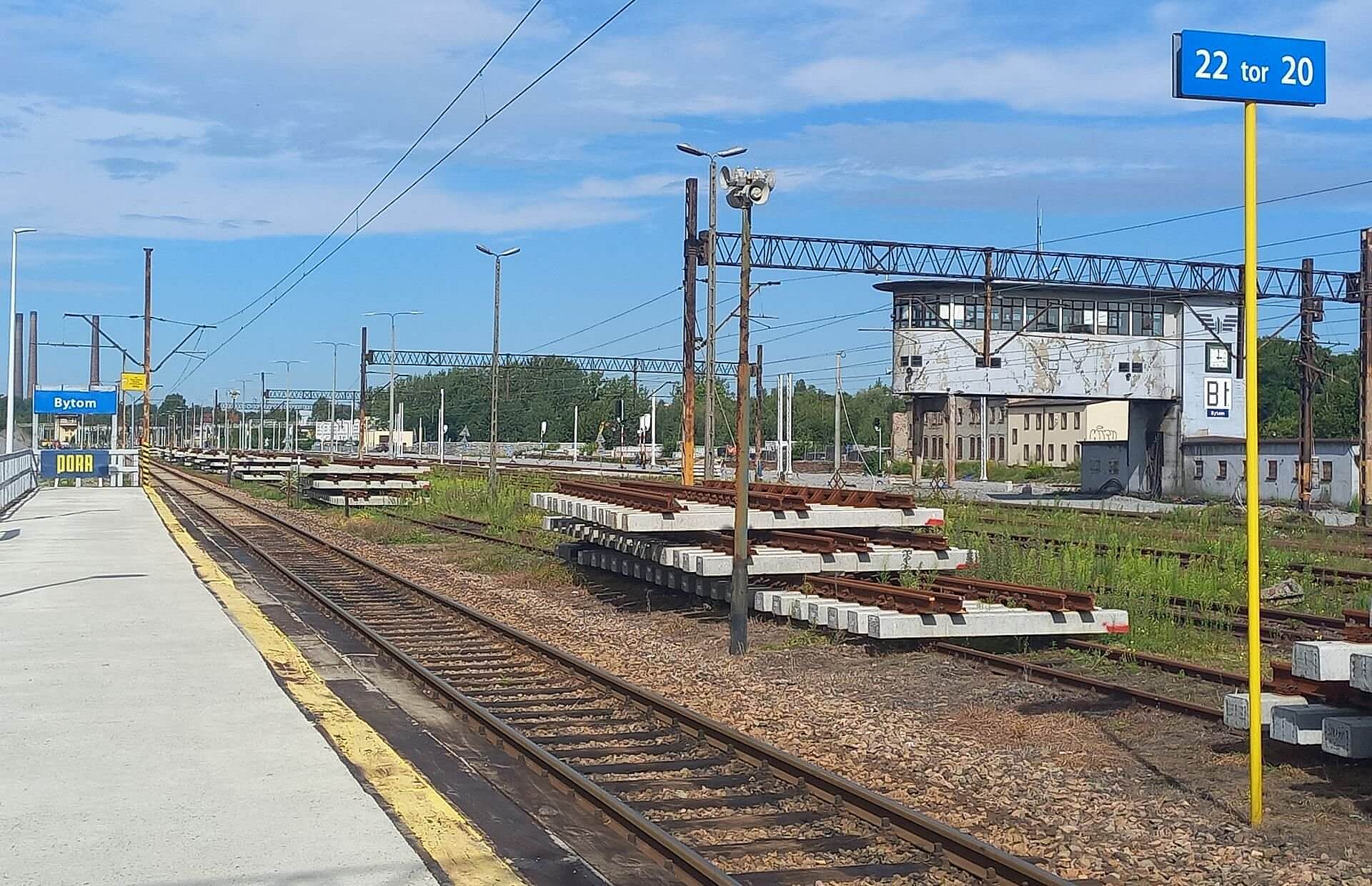 Stacja PKP Bytom w przebudowie Stacja PKP Bytom w przebudowie