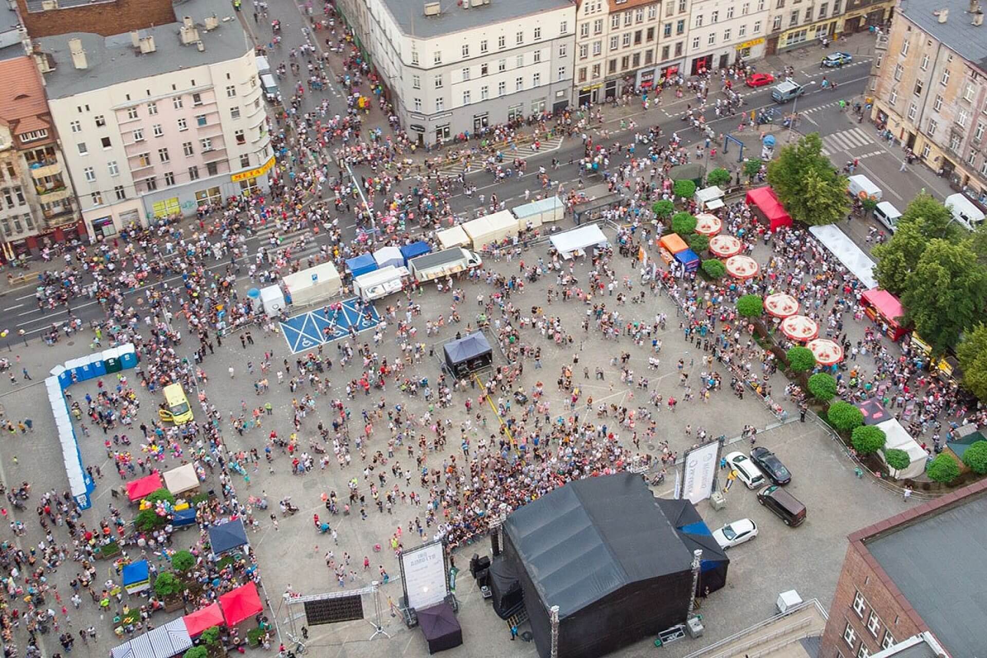 Byt dni bytomia z drona Byt dni bytomia z drona