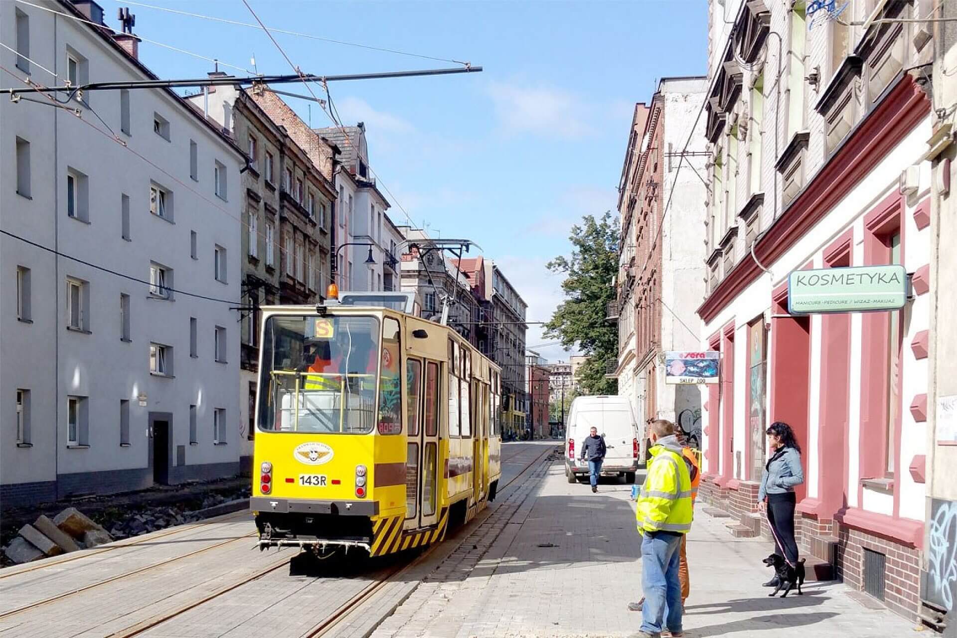 Byt testowy kurs tramwaju na ul katowickiej Byt testowy kurs tramwaju na ul katowickiej