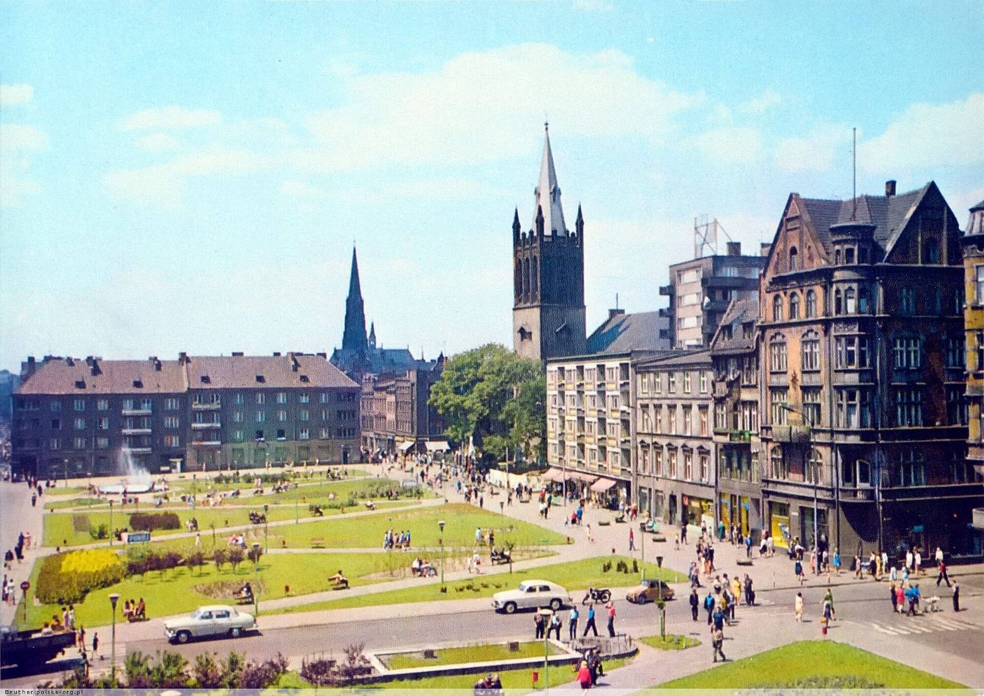 Bytom rynek 1975 Bytom rynek 1975