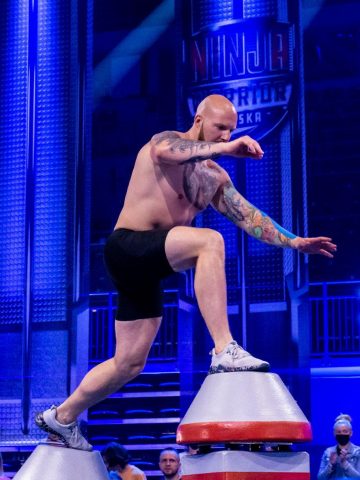 Grzegorz Trela z Bytomia na planie "Ninja Warrior Polska" Grzegorz Trela z Bytomia na planie "Ninja Warrior Polska"