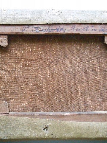 Podpis obrazu na jego ramie Podpis obrazu na jego ramie