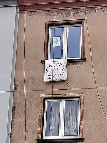 Byt transparent strajk kobiet bytom 02 Byt transparent strajk kobiet bytom 02