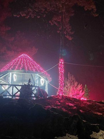 Góra Miłości z dekoracjami Góra Miłości z dekoracjami