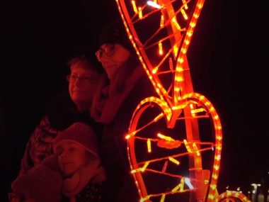 Walentynkowe iluminacje świetlne w Parku Kachla Walentynkowe iluminacje świetlne w Parku Kachla