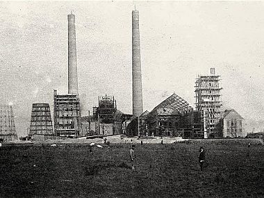 EC Szombierki - Industrialna katedra ma już 95 lat Byt budowa ecs01