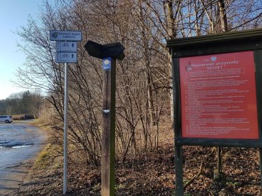 Nowe oznakowanie na bytomskich trasach rowerowych Byt bytom trasy rowerowe