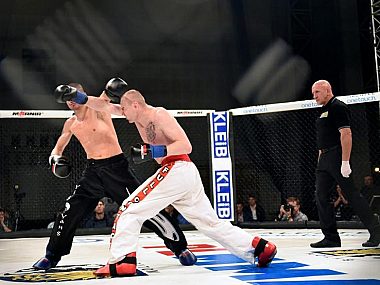 MMA: zabrakło nokautów, ale bytomianin nie zawiódł Byt mma szombierki
