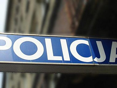 Byt policja napis Byt policja napis