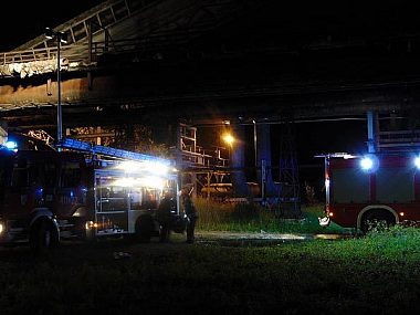 Pożar Elektrociepłowni Szombierki. Podpalenie? Byt pozar ec szombierki