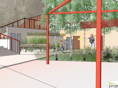 Jak będzie wyglądać park kieszonkowy przy ul. Katowickiej? Byt wizualizacja parku kieszonkowego przy katowickiej