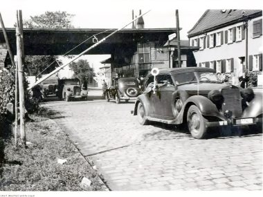 Łagiewniki. Dawna wieś, potem dzielnica na starych zdjęciach Polsko-niemiecka granica w Bytomiu 1922-1939