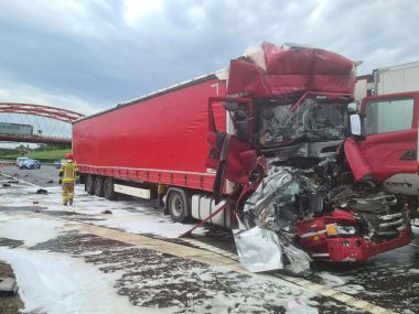 Policja wypadek A1 Policja wypadek A1