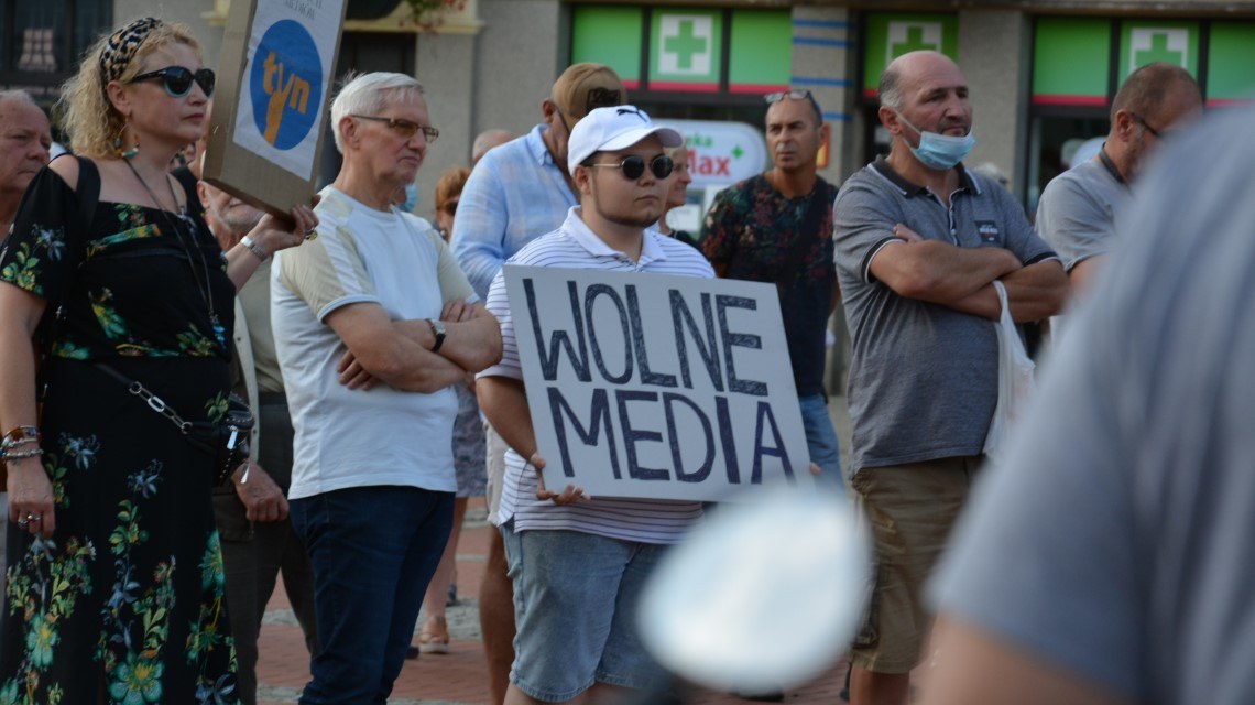 Byt protest bytom tvn wolne media