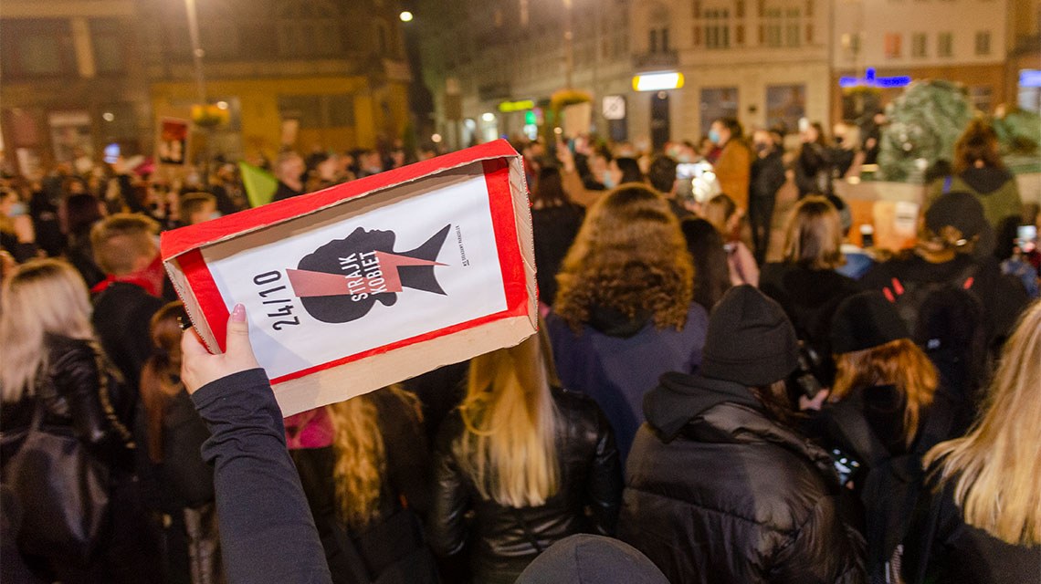 Byt protest kobiet w bytomiu 15