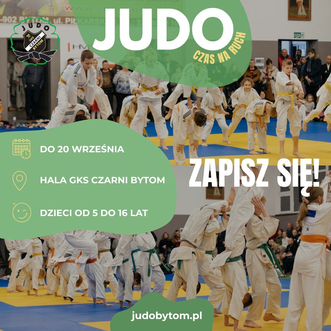 Trwają nabory dla dzieci i młodzieży do lokalnego klubu judo GKS Czarni Bytom