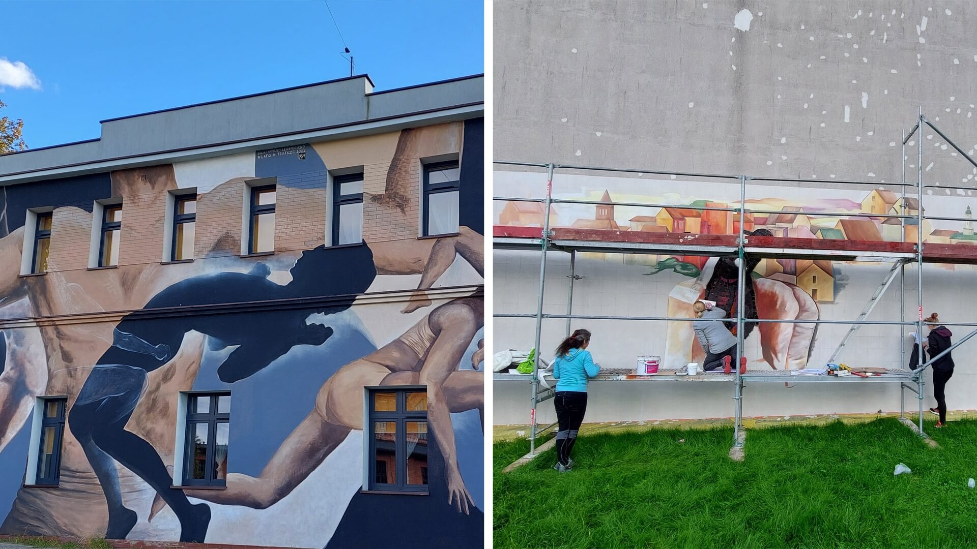 Nowe murale w Rozbarku i Śródmieściu