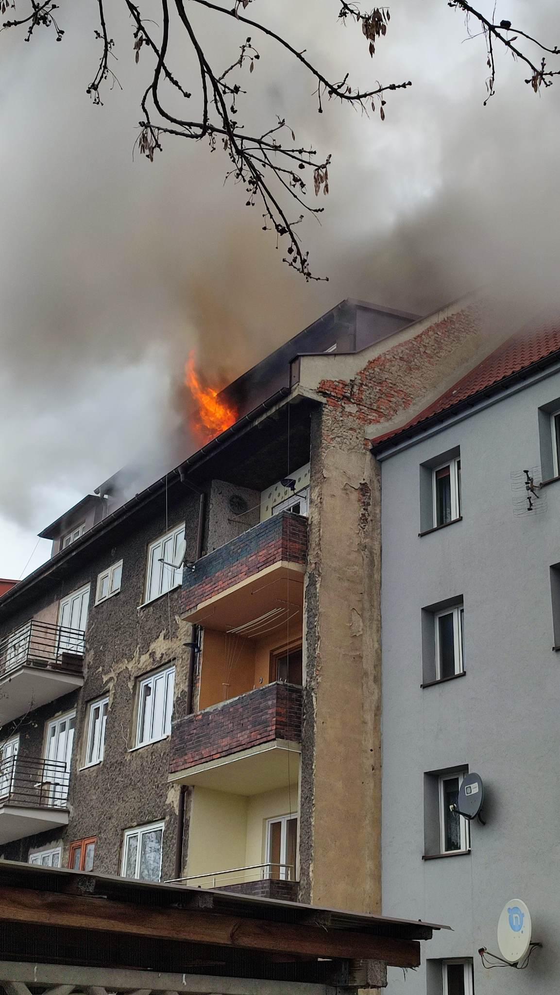 Pozar miarki bytom 2