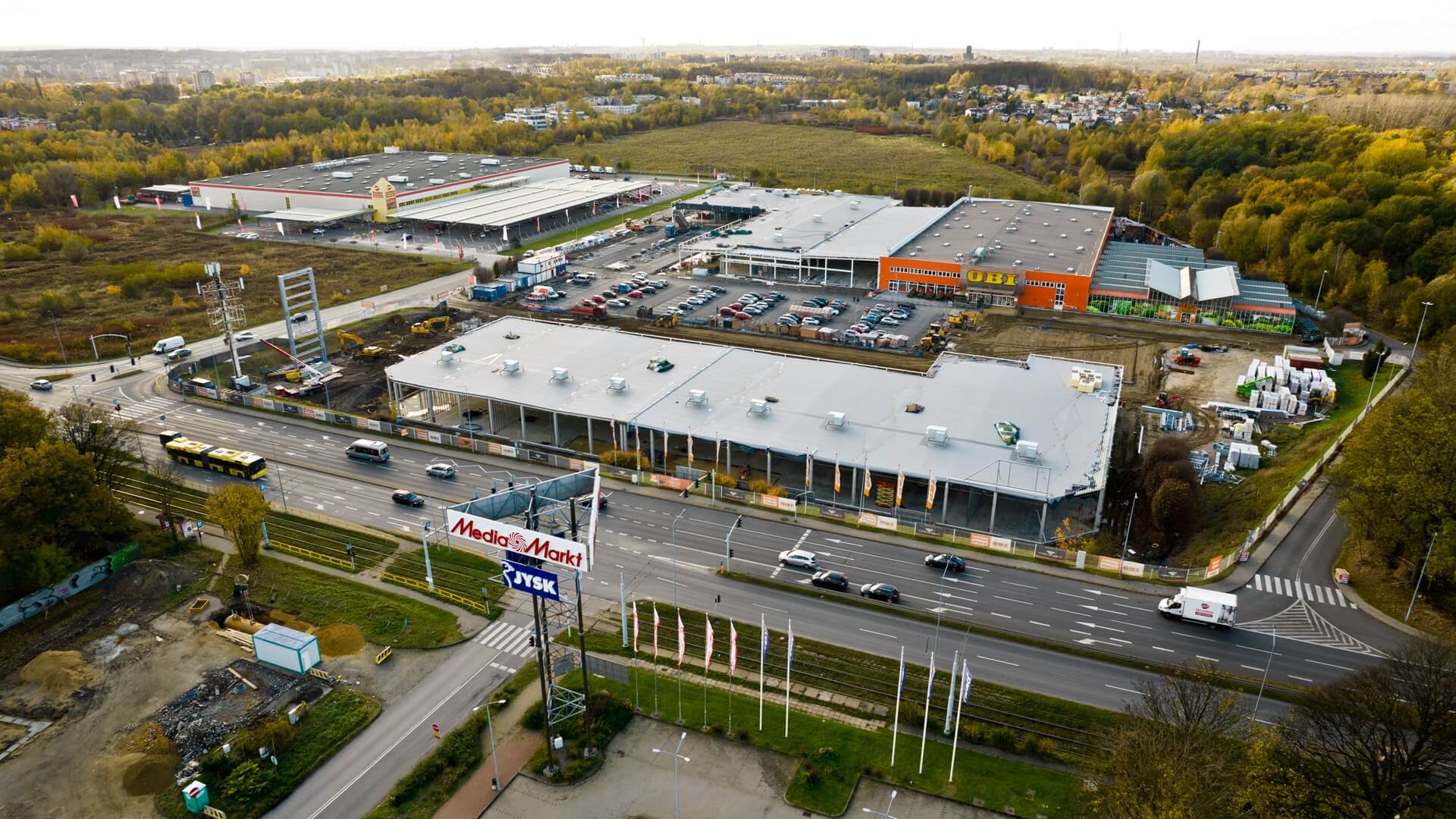 Rozbudowa parku handlowego przy ul. Chorzowskiej