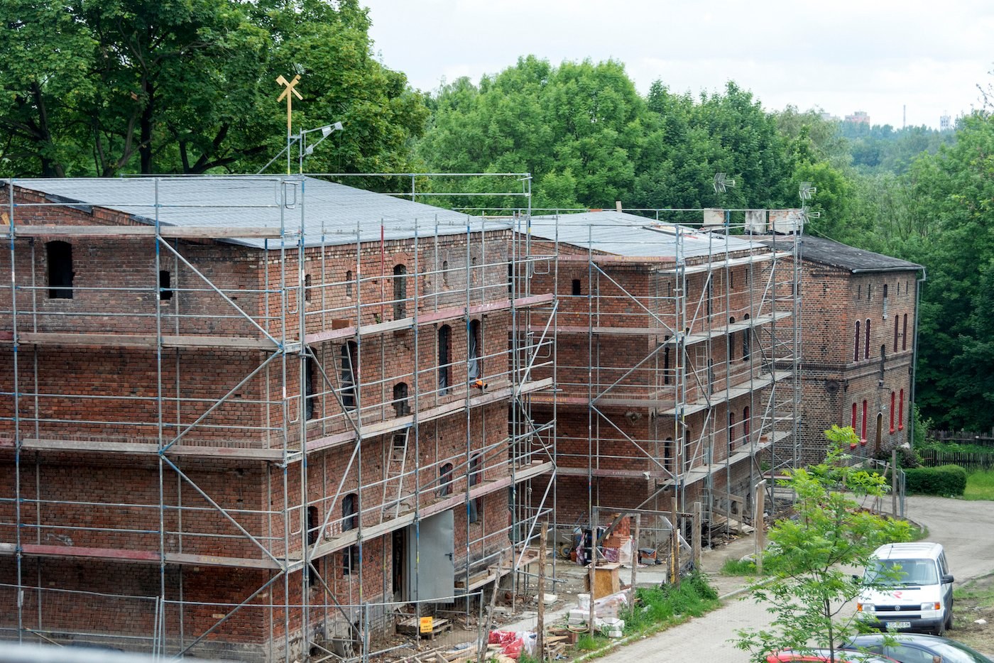 Remont familokow na Kolonii Zgorzelec